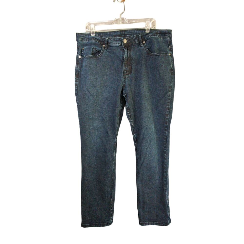 Buffalo David Bitton Jeans Mens 38x32‎ Blue Dark Wash Jackson Straight